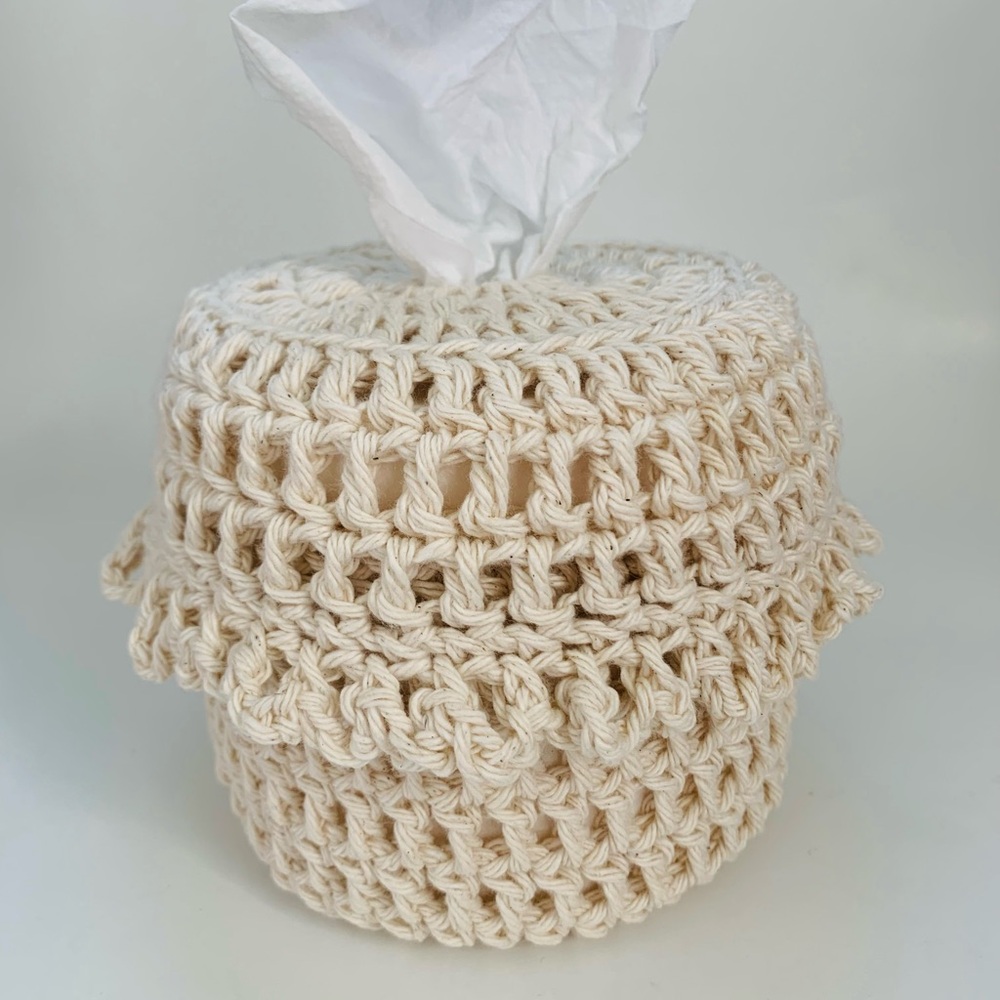 Pure Cotton Tissue Paper Cover — Neutral Home Accent - Picture 2 of 9